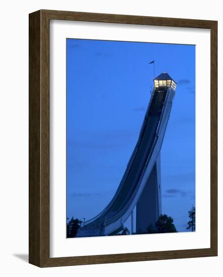 Homemkollen, built for the1952 Winter Olympic Games, Norway-Russell Young-Framed Photographic Print