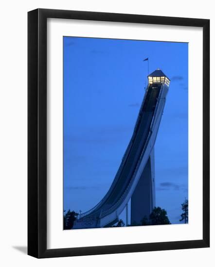 Homemkollen, built for the1952 Winter Olympic Games, Norway-Russell Young-Framed Photographic Print