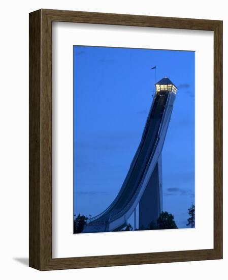 Homemkollen, built for the1952 Winter Olympic Games, Norway-Russell Young-Framed Photographic Print