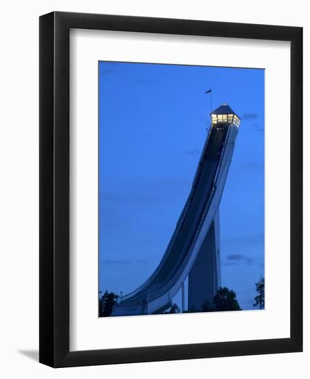 Homemkollen, built for the1952 Winter Olympic Games, Norway-Russell Young-Framed Photographic Print