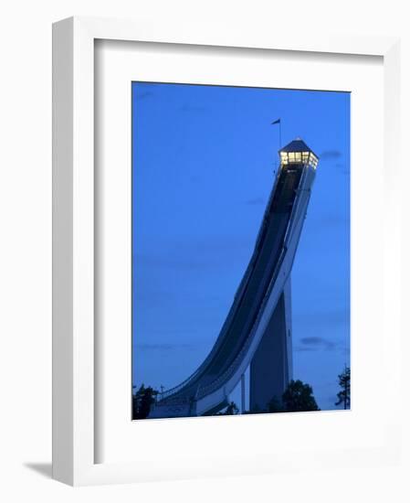 Homemkollen, built for the1952 Winter Olympic Games, Norway-Russell Young-Framed Photographic Print