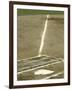 Homeplate with View of Third Base-null-Framed Photographic Print