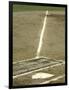 Homeplate with View of Third Base-null-Framed Photographic Print