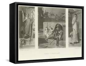 Homer a Mendicant-Jean Jules Antoine Lecomte du Nouy-Framed Stretched Canvas