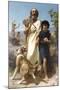 Homer and His Guide-William Adolphe Bouguereau-Mounted Art Print