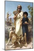 Homer and His Guide-William Adolphe Bouguereau-Mounted Art Print