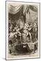 Homer Blind Greek Poet Singing to Sailors-P. Phillipoteaux-Mounted Art Print