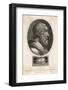 Homer Blind Greek Poet with the Iliad and the Odyssey Below-null-Framed Photographic Print