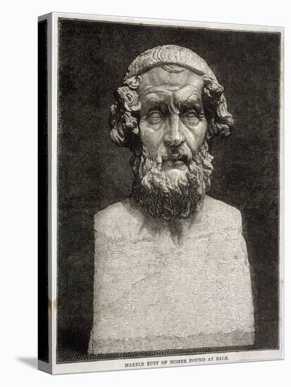 Homer Blind Greek Poet-null-Stretched Canvas