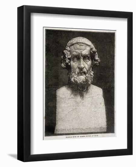 Homer Blind Greek Poet-null-Framed Art Print