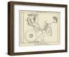Homer Invoking the Muse-John Flaxman-Framed Premium Giclee Print