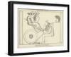 Homer Invoking the Muse-John Flaxman-Framed Giclee Print