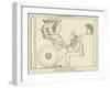 Homer Invoking the Muse-John Flaxman-Framed Giclee Print