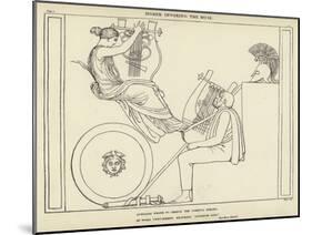 Homer Invoking the Muse-John Flaxman-Mounted Giclee Print