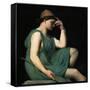 Homer , Odyssey-Jean-Auguste-Dominique Ingres-Framed Stretched Canvas