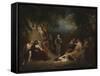 Homer Reciting His Poems-Thomas Lawrence-Framed Stretched Canvas