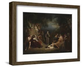 Homer Reciting His Poems-Thomas Lawrence-Framed Giclee Print