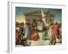 Homer's Apotheosis, 1827-Jean-Auguste-Dominique Ingres-Framed Giclee Print