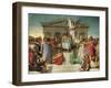 Homer's Apotheosis, 1827-Jean-Auguste-Dominique Ingres-Framed Giclee Print