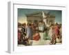 Homer's Apotheosis, 1827-Jean-Auguste-Dominique Ingres-Framed Giclee Print