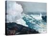 Homer's Crashing Waves III-Winslow Homer-Stretched Canvas