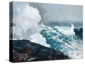 Homer's Crashing Waves III-Winslow Homer-Stretched Canvas