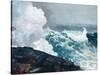 Homer's Crashing Waves III-Winslow Homer-Stretched Canvas