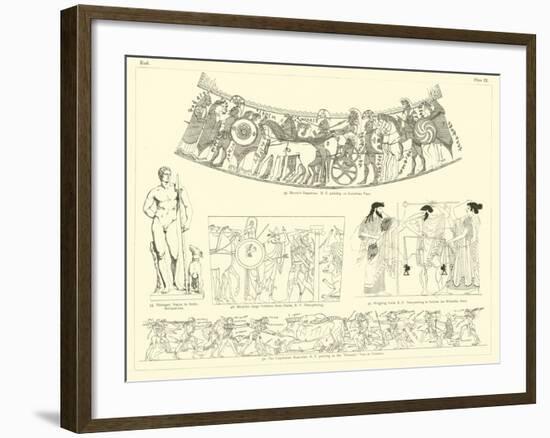 Homer's Iliad-null-Framed Giclee Print