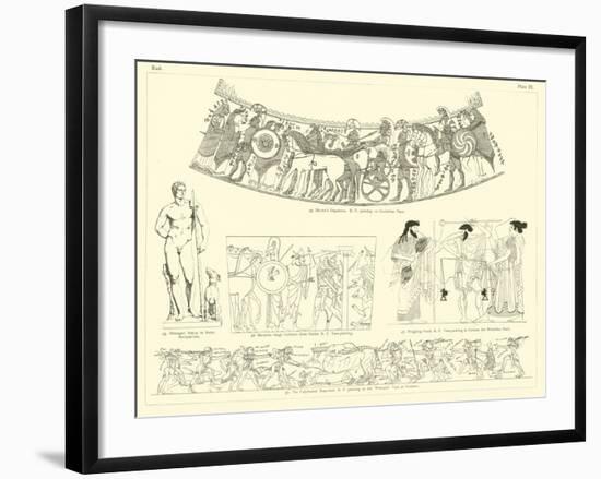 Homer's Iliad-null-Framed Giclee Print