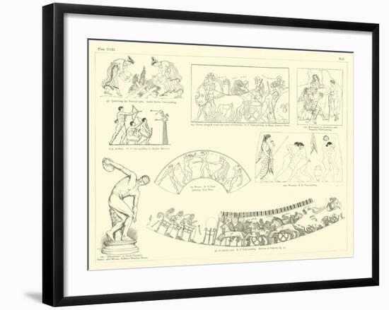 Homer's Iliad-null-Framed Giclee Print