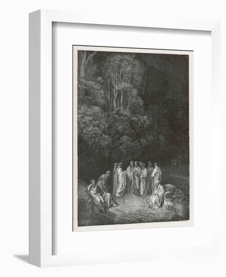 Homer the Classic Poets-Gustave Dor?-Framed Art Print