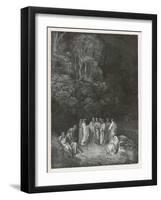 Homer the Classic Poets-Gustave Dor?-Framed Art Print