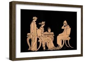 Homer The Odyssey-John Flaxman-Framed Giclee Print