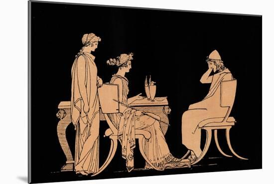 Homer The Odyssey-John Flaxman-Mounted Giclee Print