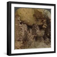 'Homes of a Vanished Race - Cliff Dwellings in Walnut Canyon, Arizona', 1903-Elmer Underwood-Framed Photographic Print