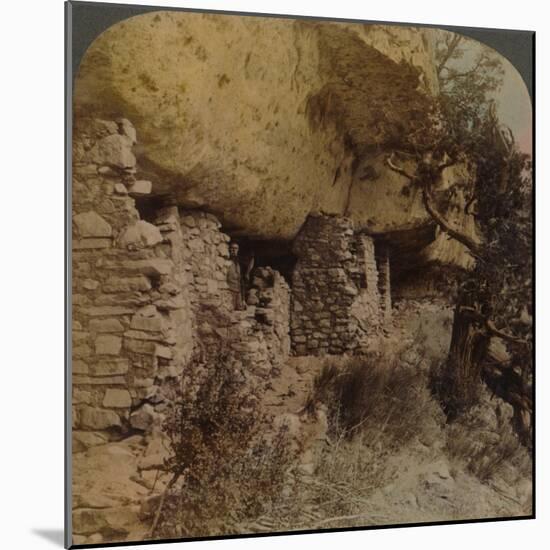 'Homes of a Vanished Race - Cliff Dwellings in Walnut Canyon, Arizona', 1903-Elmer Underwood-Mounted Photographic Print