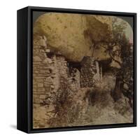 'Homes of a Vanished Race - Cliff Dwellings in Walnut Canyon, Arizona', 1903-Elmer Underwood-Framed Stretched Canvas