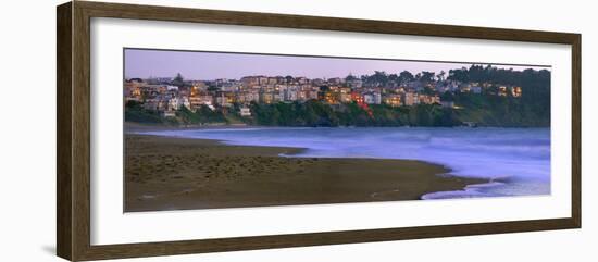 Homes on Bakers Beach, San Francisco, CA-Anna Miller-Framed Photographic Print