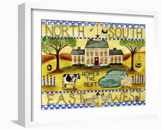 Homes the Best Lang-Cheryl Bartley-Framed Giclee Print