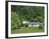 Homestead and Barn, Near the Blue Ridge Parkway, Appalachian Mountains, North Carolina, USA-Robert Francis-Framed Photographic Print