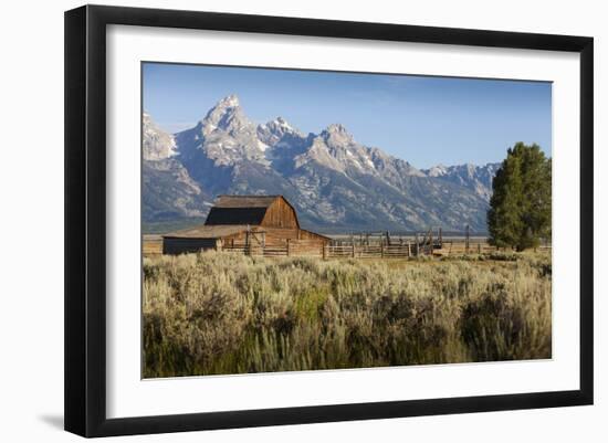 Homestead Barn-Michael Hudson-Framed Art Print