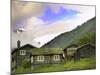 Homestead from Lom across Mt. Sognefjellet, Norway-Russell Young-Mounted Photographic Print