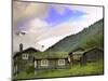 Homestead from Lom across Mt. Sognefjellet, Norway-Russell Young-Mounted Photographic Print