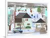 Homestead in Winter-Mark Frost-Framed Giclee Print