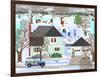 Homestead in Winter-Mark Frost-Framed Giclee Print
