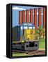 Homestead Steel Mill Stacks-Ron Magnes-Framed Stretched Canvas