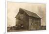 Homesteaders' Barn-null-Framed Art Print