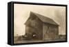 Homesteaders' Barn-null-Framed Stretched Canvas