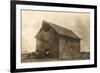 Homesteaders' Barn-null-Framed Art Print