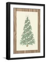 Hometown Christmas on Wood I-Andi Metz-Framed Art Print